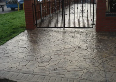 imprinted concrete Random Stone Styles