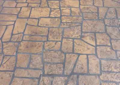 imprinted concrete Random Stone Styles