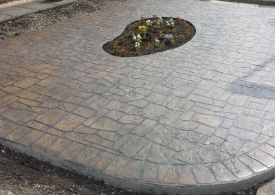 imprinted concrete Random Stone Styles
