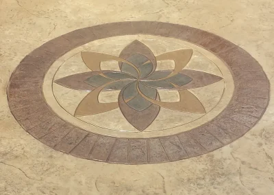 Pattern Imprinted Concrete Bespoke Features
