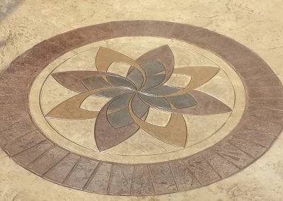 Pattern Imprinted Concrete Bespoke Features