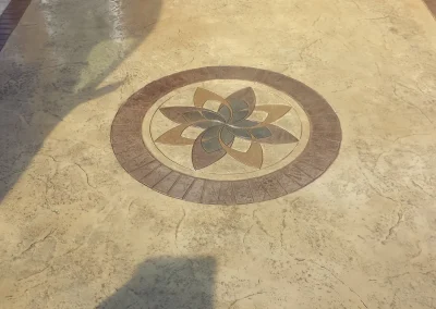 imprinted concrete Random Stone Styles