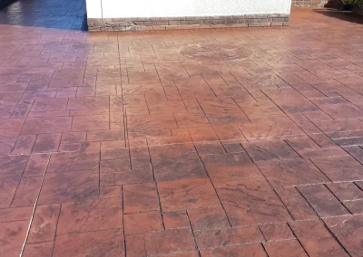 Pattern Imprinted Concrete Bespoke Features