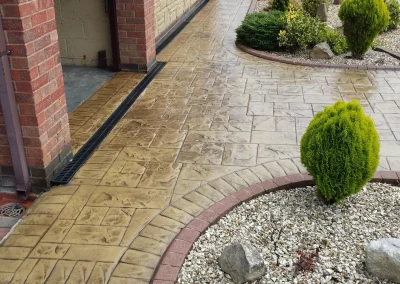 Pattern Imprinted Concrete Bespoke Features