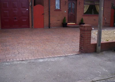 imprinted concrete cobble styles