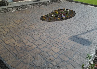 imprinted concrete Random Stone Styles