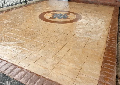 Pattern Imprinted Concrete Bespoke Features
