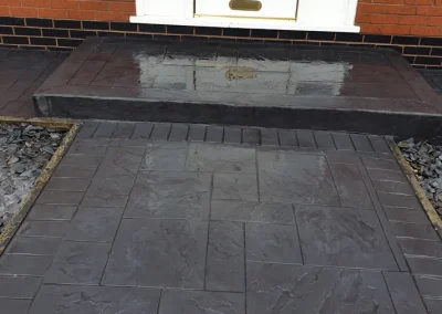Pattern Imprinted Concrete Bespoke Features