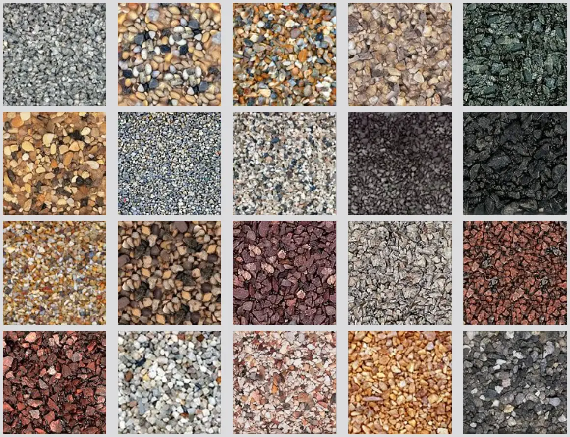 Resin Bound Stone Colours Resin Bound Stone Colours
