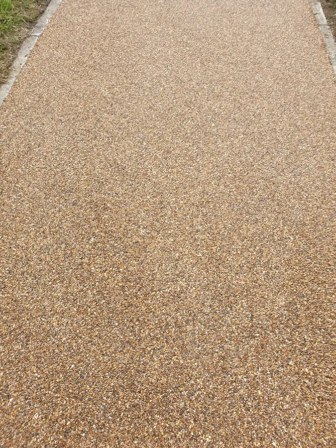 Resin Bound Stone Path A Resin Bound Stone Path